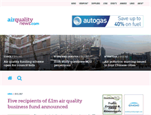 Tablet Screenshot of airqualitynews.com